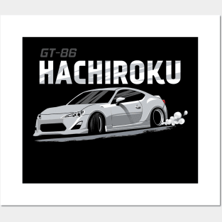 Hachiroku drift Posters and Art